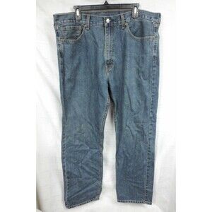 Levis 505 Jeans Men's Straight Leg 38x30 Regular Fit Med Wash Work Pants